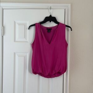 H&M Pink Sleeveless Relaxed Blouse